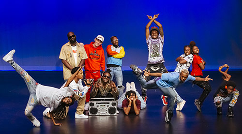 Photo of Memphis Jookin' dancers posing on stage