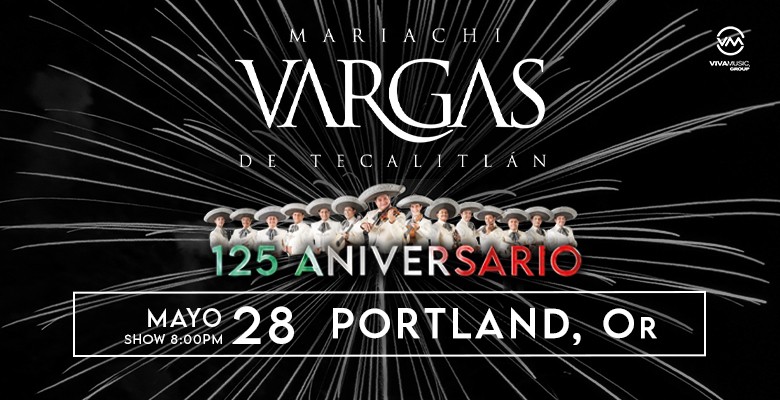 Mariachi Vargas de Tecalitlán image | Serpiente Star presents MARIACHI VARGAS DE TECALITLÁN | Saturday, May 28, 2022, 8:00pm | Playing at: Keller Auditorium