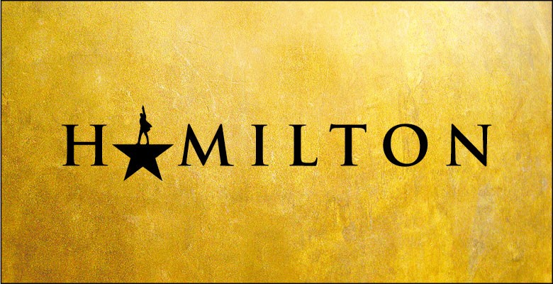 Hamilton title art | Broadway in Portland presents HAMILTON | 2021/22 Broadway in Portland Season | April 13 - May 1, 2022 | Playing at: Keller Auditorium