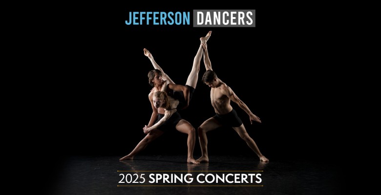 Photo of three Jefferson Dancers in pose