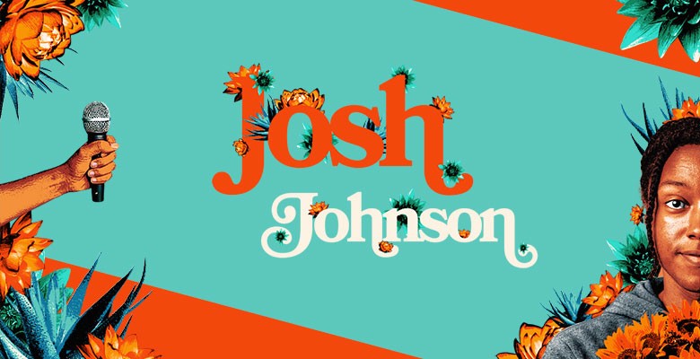 Photo of Josh Johnson with name and The Flowers Tour in text