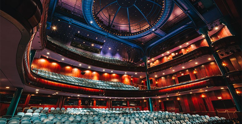 Newmark Theatre interior looking at seating area. Photo credit: Jason Quigley