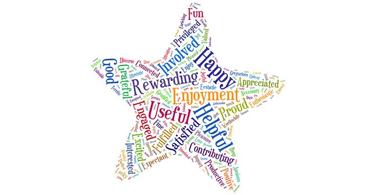 Image of a word star representing how Portland'5 Volunteers feel about their service.