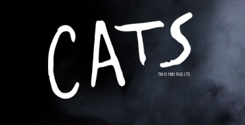 Cats title art image | Broadway in Portland presents CATS | June 21 - June 26, 2022 | Playing at: Keller Auditorium