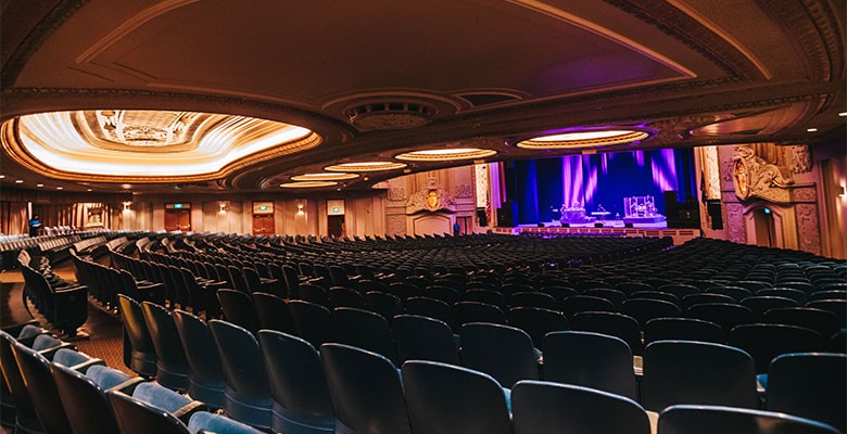 Arlene Schnitzer Concert Hall interior | Orchestra level looking at stage | Photo: Jason Quigley