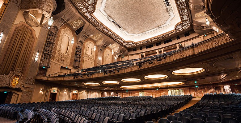 Arlene Schnitzer Concert Hall interior | Orchestra level looking at seating from stage | Photo: Jason Quigley