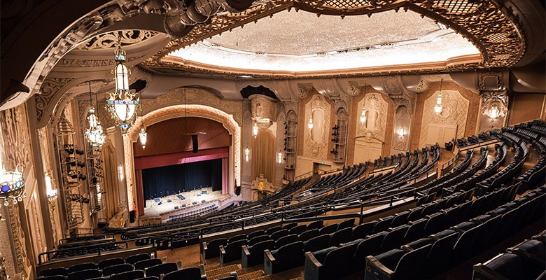 Arlene Schnitzer Concert Hall interior | 2nd balcony level looking at stage | Photo: Jason Quigley