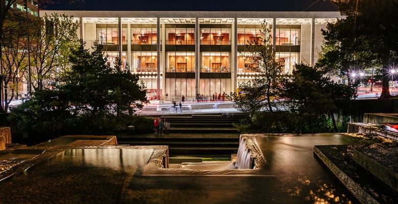 Photo of Keller Auditorium Exterior at night