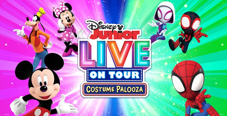 Disney Junior Live: Costume Palooza art image with disney characters