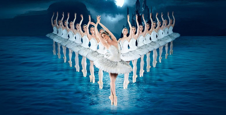 Swan Lake image of ballet dancers
