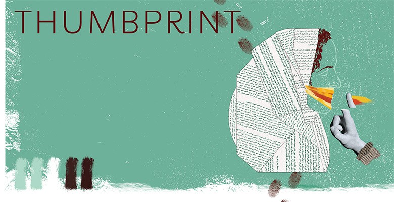 Thumbprint art illustration image