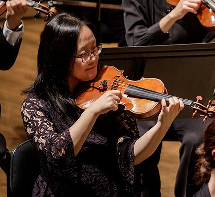 Oregon Symphony | Schubert’s Unfinished Symphony (photo of strings section)