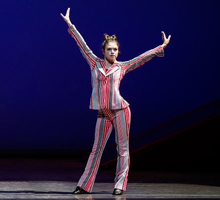 Photo of Oregon Ballet Theatre dancer performing in The Americans