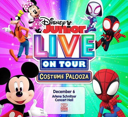 Disney Junior Live: Costume Palooza art image with disney characters