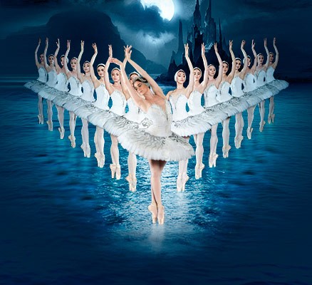 Swan Lake image of ballet dancers