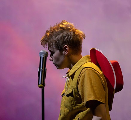 Pictured: performer Jack Henry as High Winds