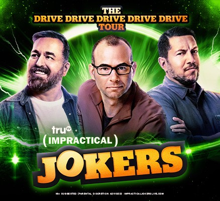 Impractical Jokers Drive Drive Drive Drive Drive Tour image with photo of Jokers