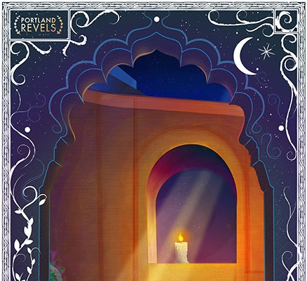 Brave Night: A Children’s Celebration of Light art image: illustration of candle