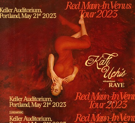 Kali Uchis 2023 Red Moon in Venus Tour image w/ photo of Kali