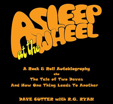 Asleep at the Wheel book cover image with orange, stylized text on black
