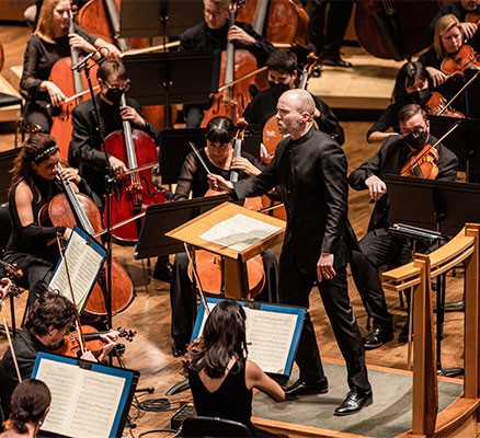 Mahler directing the Symphony