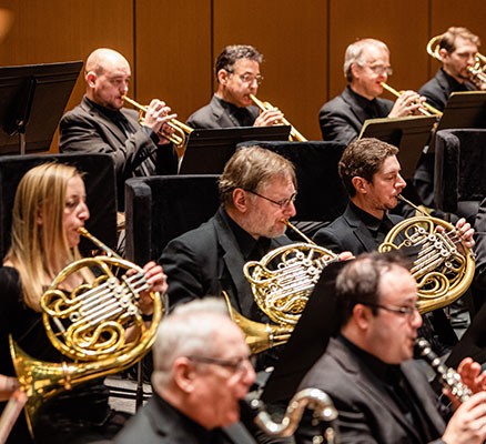 Group of trumpet players