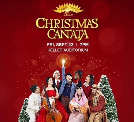 Christmas Cantata title/logo image with nativity scene