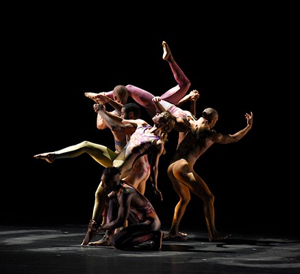 Photo of Pilobolus dance group performing