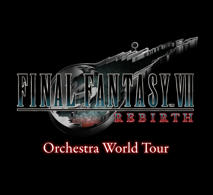 final fantasy vii logo on top of black backdrop