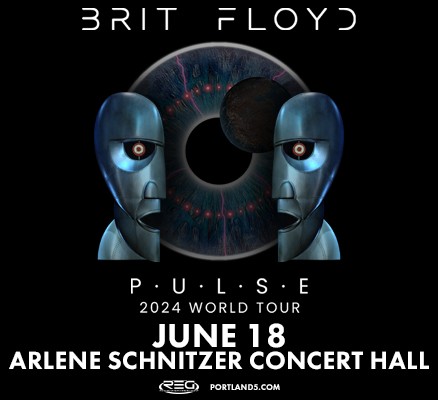 pink floyd album art in front of black background with show date and venue