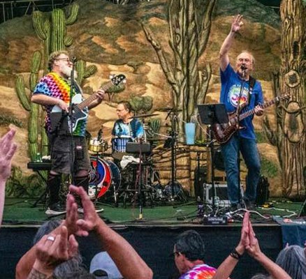 Garcia Birthday Band performing at the Oregon Zoo