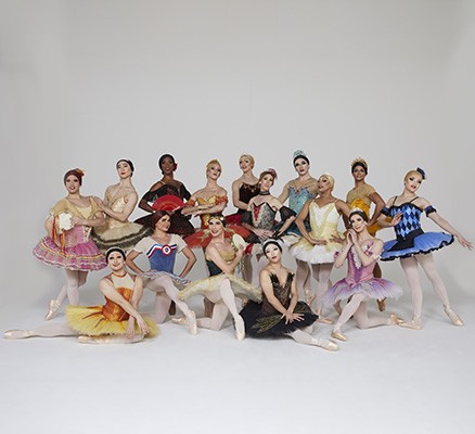 Photo of Les Ballets Trockadero De Monte Carlo all male dancers in tutus