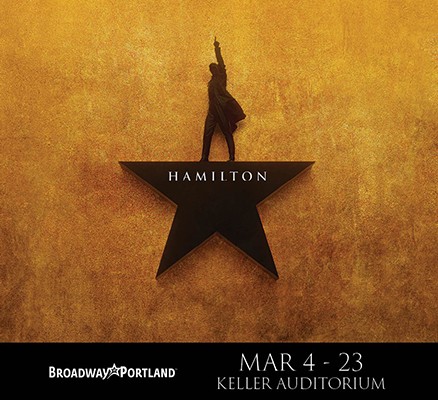 Image of a star with  man in a long coat pointing up on top + title text