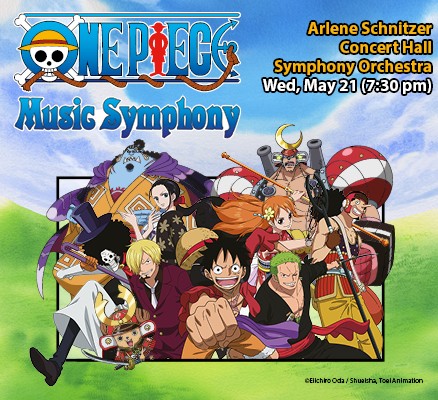animated graphic with nine iconic anime characters with green grass and blue sky