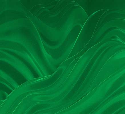Image of overlapping light green wavy lines on a dark green background