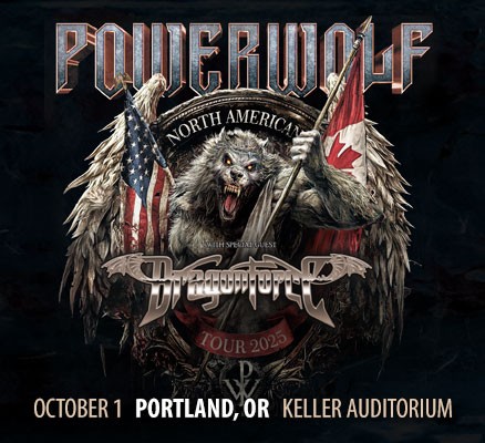 Image of wolf holding a US flag and Canadian flag + title text