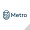 METRO logo navy