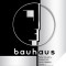 Bauhaus logo image with text of band name and band members