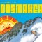 warren Miller's Daymaker image with title text, sun, and photo of skier riding snowy slope
