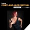 Photo of Storm Large in a black gown with info in text