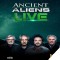 Photo of five Ancient Aliens hosts and title text