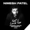 Black & white photo of Nimesh Patel with name, date, venue in text