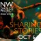 NW Dance Project Sharing Stories image of dancers with colorful lighting