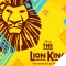 The Lion King title art of lion with text
