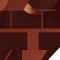 Image of brown geometric shaped pattern