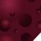 Image of maroon 3-D sphere shapes