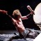 Photo of Drum Tao percussionist playing large drum