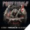 Image of wolf holding a US flag and Canadian flag + title text