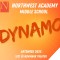 Graphic of bright colors with the word DYNAMO in large letters
