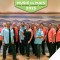 Members of the band Conjunto Alegre stand before a brightly colored wall. The Music on Main logo is at the top.